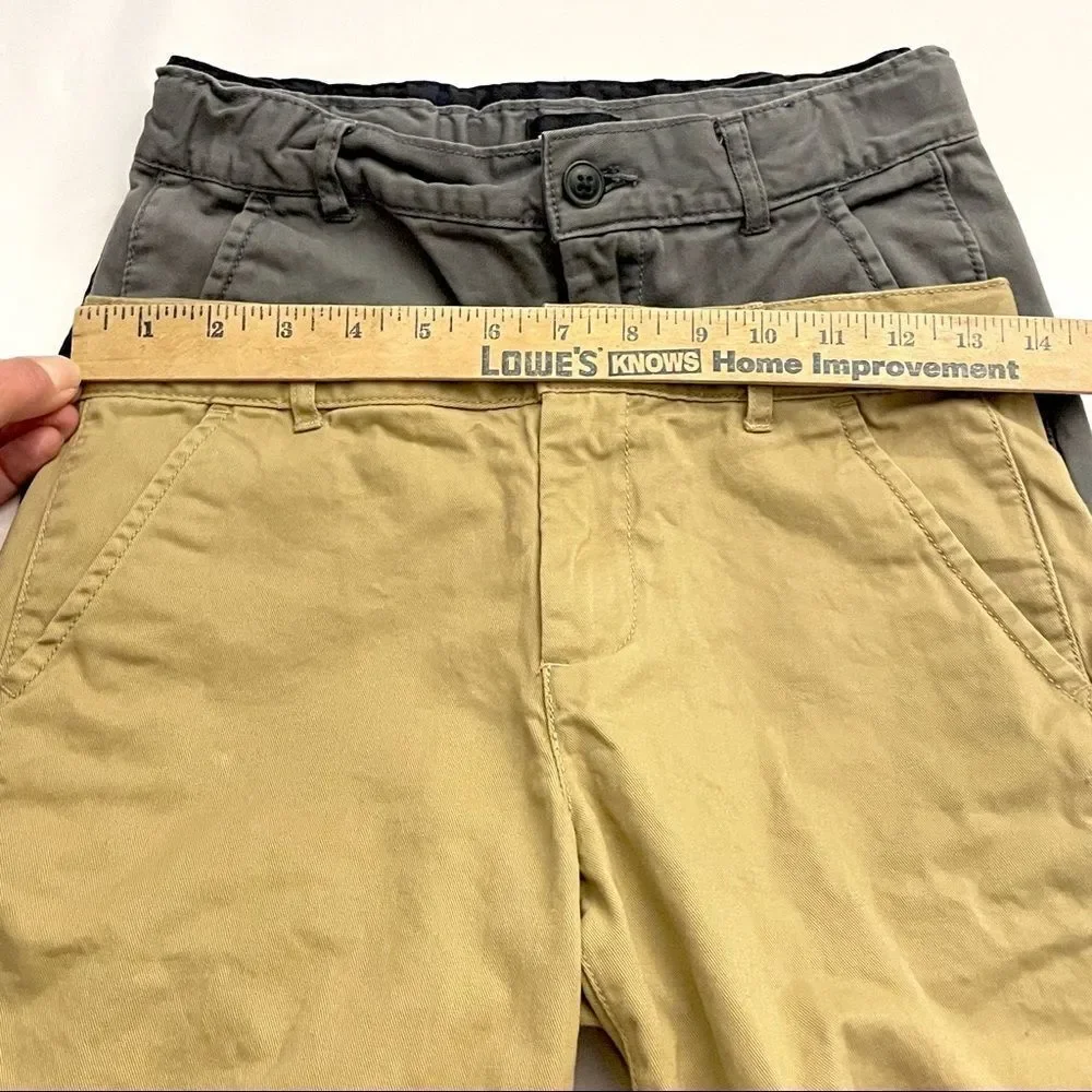 The Children’s Place Lot of THREE Pairs of Flat Front Husky Shorts Size 8H